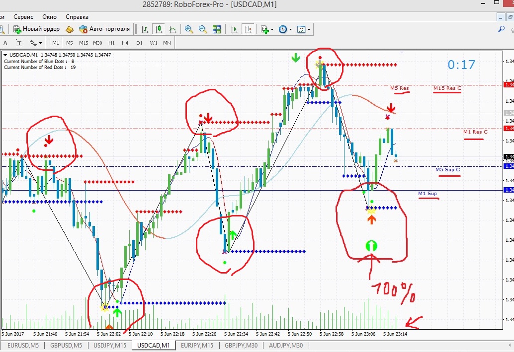 usd cad 1 min.